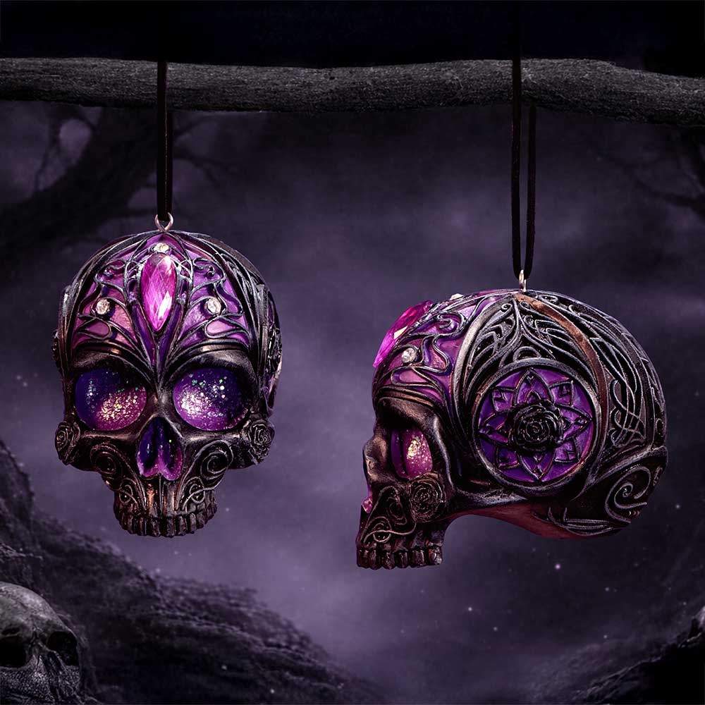 Nemesis Now - Jewelled Fate Hanging Ornament Christmas bauble - Multicolours